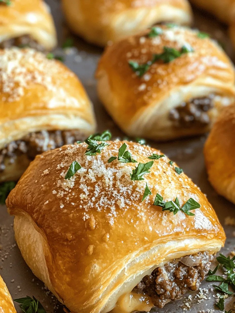 If you're on the hunt for a crowd-pleasing dish that combines the savory goodness of cheeseburgers with the irresistible allure of ooey-gooey cheese, look no further than Garlic Parmesan Cheeseburger Bombs. This delightful recipe takes the classic cheeseburger experience and transforms it into a fun, bite-sized treat that is perfect for any occasion. Whether you're hosting a game day gathering, throwing a backyard barbecue, or simply looking for a delicious family meal, these cheeseburger bombs are sure to impress.