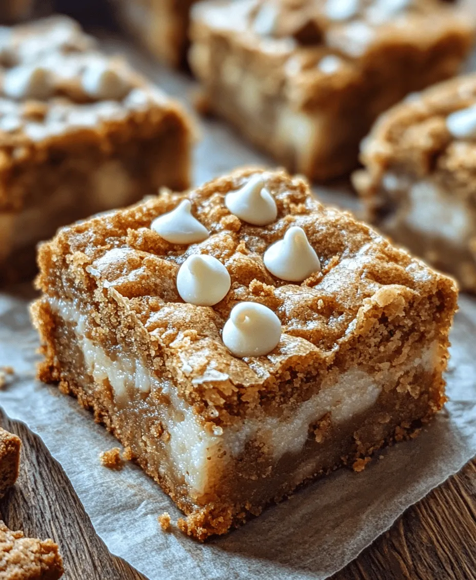 Blondies, a beloved dessert choice among cookie lovers, have taken the culinary world by storm with their delightful chewy texture and rich flavor. Often compared to brownies, blondies offer a unique twist by using brown sugar instead of cocoa, resulting in a sweet treat that boasts a golden hue and a wonderfully fudgy consistency. While traditional blondies are already a hit, we are about to elevate this classic recipe to new heights by introducing a unique combination of white chocolate and Biscoff spread.