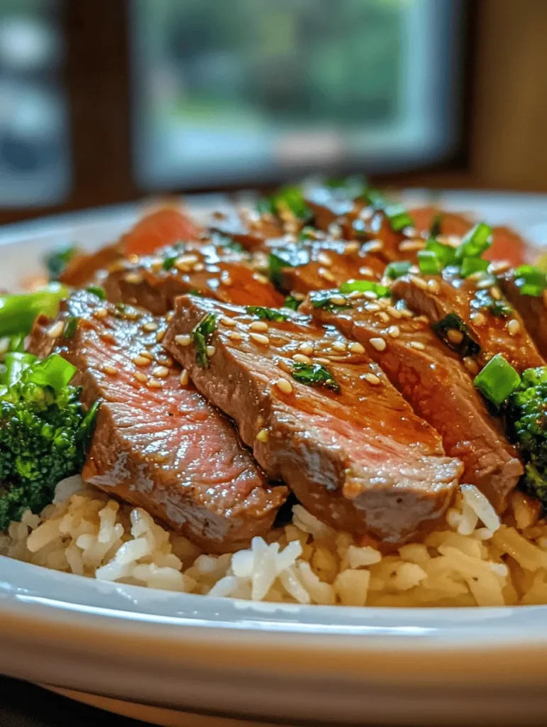 If you're craving a mouthwatering dish that's bursting with flavor, look no further than this Better-Than-Takeout Beef With Broccoli. Imagine tender slices of flank steak, vibrant broccoli florets, and a savory sauce that clings to every bite. This recipe is perfect for busy weeknights when you want a healthier alternative to takeout without sacrificing flavor. With its fragrant garlic and ginger, this dish is a crowd-pleaser in any household!