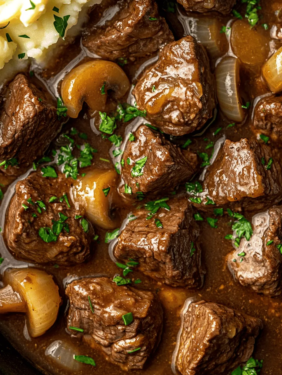 In the realm of home cooking, few dishes resonate as deeply as a hearty plate of savory beef tips and gravy. This comforting meal not only warms the heart but also fills the stomach, making it a staple for family gatherings and cozy weeknight dinners alike. The rich, succulent flavors of tender beef tips simmered in a luscious gravy create a delightful experience that brings everyone to the table.