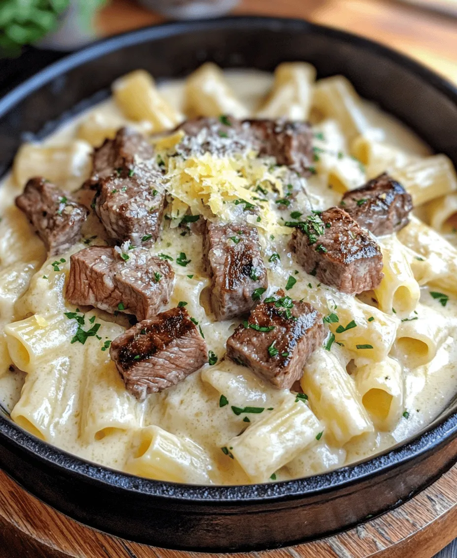 When it comes to comfort food, few dishes can compete with a plate of creamy garlic butter steak rigatoni. This indulgent meal combines the hearty richness of steak, the smoothness of a garlic-infused butter sauce, and the satisfying texture of rigatoni pasta, creating a culinary experience that is both comforting and delectable. The rich flavors meld beautifully, making it an ideal choice for a cozy dinner at home or a special occasion where you want to impress your guests.