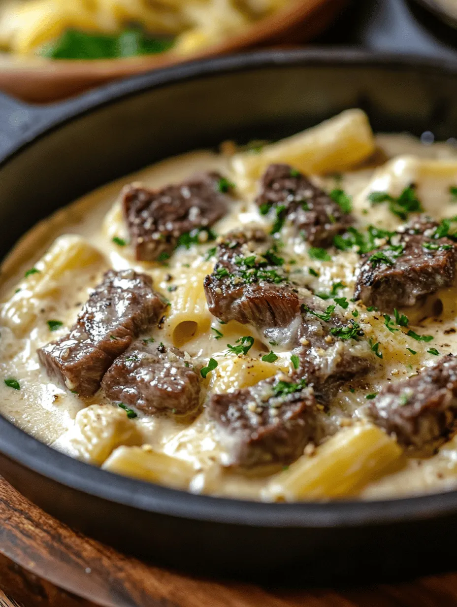 When it comes to comfort food, few dishes can compete with a plate of creamy garlic butter steak rigatoni. This indulgent meal combines the hearty richness of steak, the smoothness of a garlic-infused butter sauce, and the satisfying texture of rigatoni pasta, creating a culinary experience that is both comforting and delectable. The rich flavors meld beautifully, making it an ideal choice for a cozy dinner at home or a special occasion where you want to impress your guests.