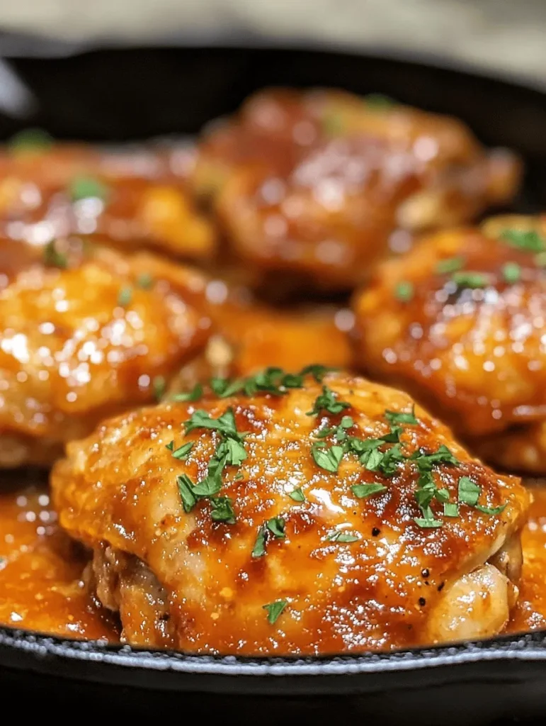 Imagine sinking your teeth into juicy, tender chicken thighs drizzled with a rich caramelized BBQ glaze that tantalizes your taste buds. This Caramelized BBQ Chicken Thighs recipe is truly a showstopper for your dinner table! Whether you’re hosting a family gathering or enjoying a cozy night in, this dish promises to leave everyone craving more. It's the perfect blend of sweet, tangy, and smoky flavors that epitomizes BBQ comfort food.