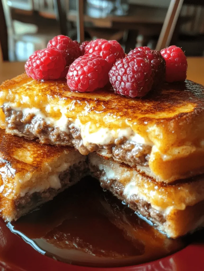 Imagine starting your day with slices of golden, crispy bread filled with a creamy cinnamon swirl that melts in your mouth. Cinnamon Swirl Cream Cheese French Toast is not just breakfast; it’s an experience that transforms an ordinary morning into a delightful occasion! This dish combines the comforting flavors of cinnamon and sweet cream cheese, all enveloped in soft, thick-cut bread. Perfect for special occasions or a cozy Sunday brunch, it's sure to impress your family and friends!