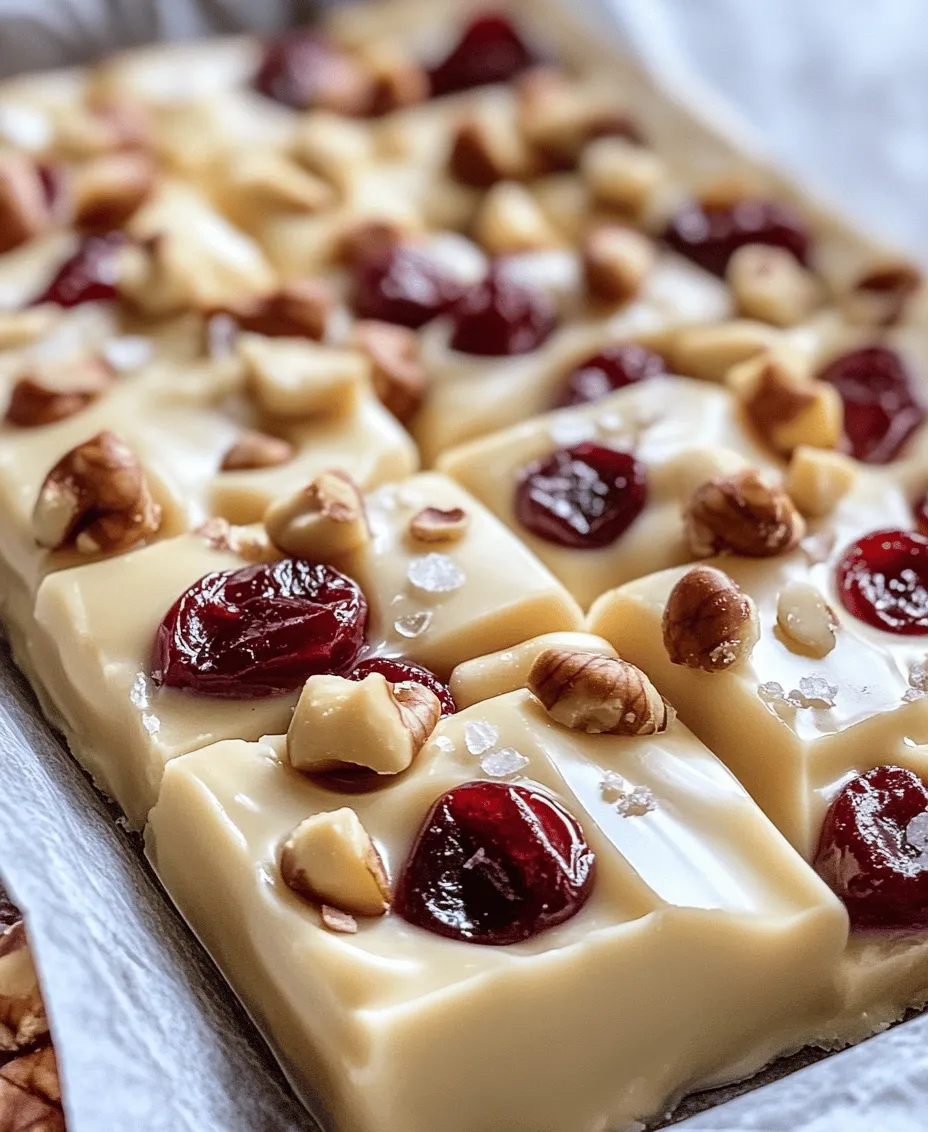 Fudge—a beloved dessert that has captured the hearts of many with its rich, creamy texture and sweet, indulgent flavor. This treat is not just a simple candy; it is a versatile dessert that can be customized in countless ways, making it a favorite for both casual gatherings and festive celebrations. Among the many variations of this classic sweet, the white chocolate cherry fudge stands out as a delightful blend of creamy sweetness and fruity tartness, creating a symphony of flavors that is hard to resist.