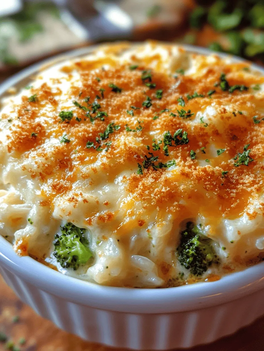 In the realm of family meals, few dishes resonate quite like a warm, cheesy chicken and broccoli rice casserole. This timeless comfort food is not just a delight for the taste buds; it's also a nourishing option that brings families together around the dinner table. Whether it's a busy weeknight or a cozy weekend gathering, this casserole provides convenience and satisfaction in every bite. The combination of tender chicken, nutritious broccoli, and creamy cheese creates a harmonious blend that appeals to both kids and adults alike.