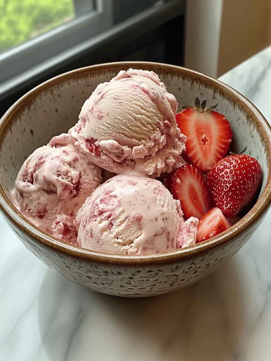 Strawberry Vanilla Bean Bliss Ice Cream: A Homemade Delight