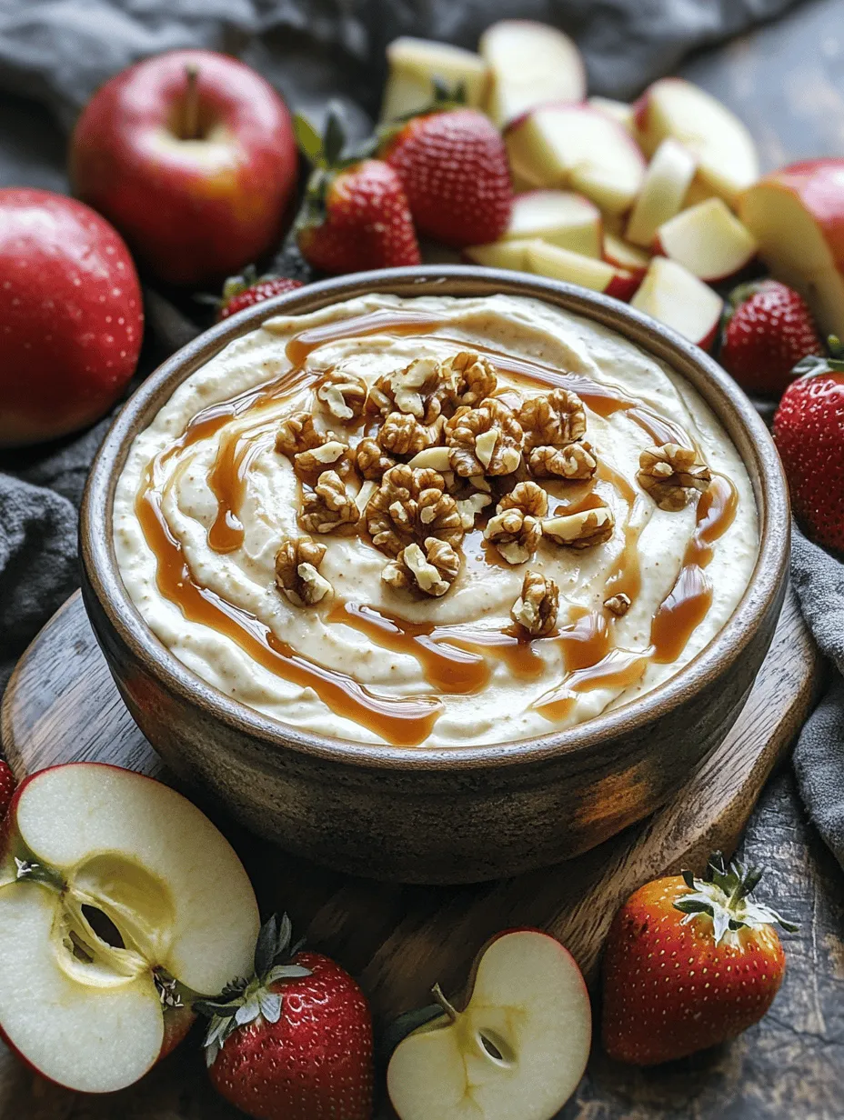 If you’re searching for a delightful and versatile snack or dessert that will charm your taste buds and impress your guests, look no further than the Creamy Apple Bliss Dip. This luscious dip combines the creamy richness of cream cheese with the sweet and tart flavors of fresh apples, creating a delightful contrast that is both satisfying and indulgent. Perfect for gatherings, picnics, or a cozy night in, this dip is a hit among both kids and adults alike.