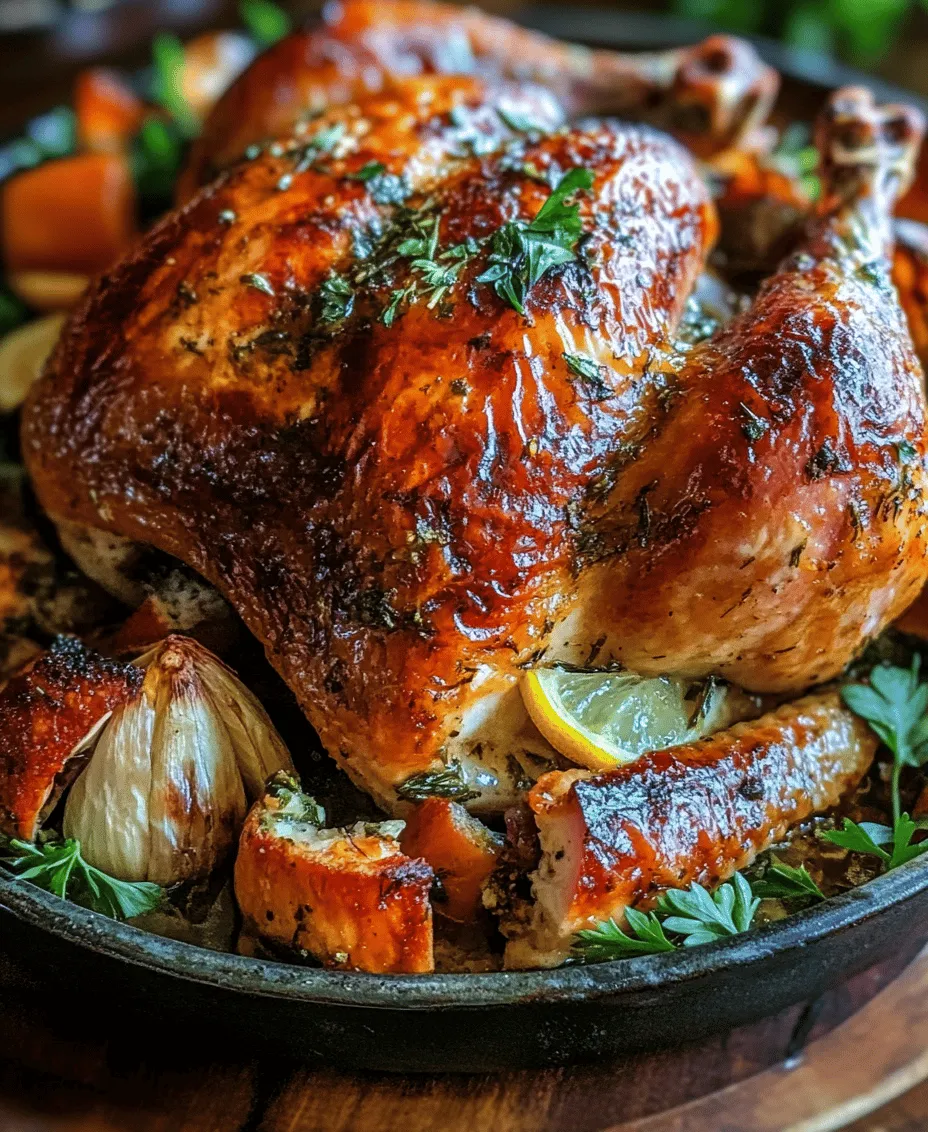 Understanding the allure of a perfectly roasted chicken is fundamental for any cooking enthusiast. The golden-brown skin, the juicy tender meat, and the rich flavors infused throughout the bird create a dish that is both comforting and satisfying. This easy herb-infused whole roasted chicken recipe not only elevates your culinary skills but also fills your home with an irresistible aroma of herbs and spices, making it an ideal centerpiece for family dinners, holiday gatherings, or any special occasion. In this post, we’ll walk you through the preparation, cooking process, and tips to achieve a mouthwatering chicken that can be the star of any meal.