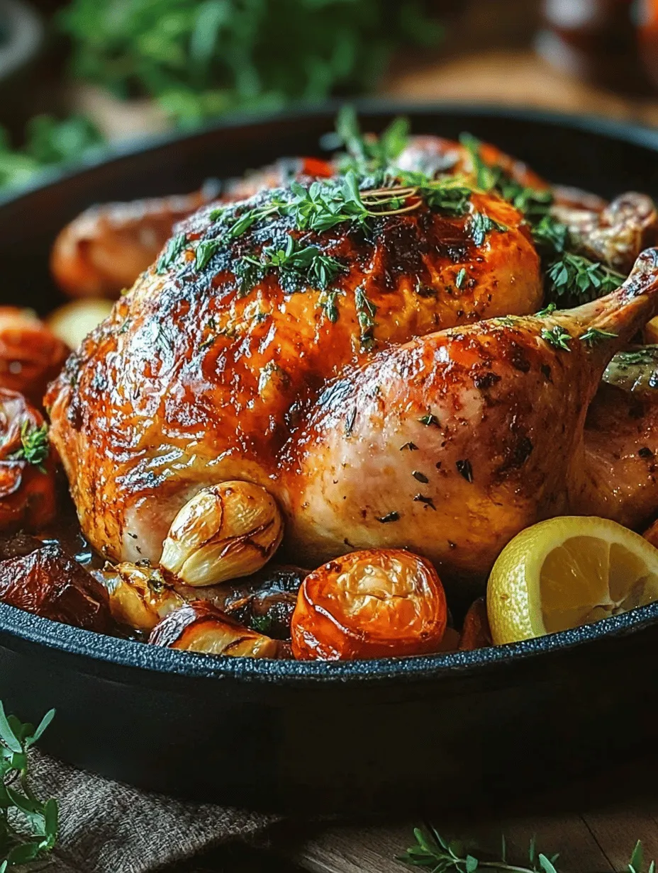 Easy Herb-Infused Whole Roasted Chicken Recipe: A Flavorful Delight for Every Occasion