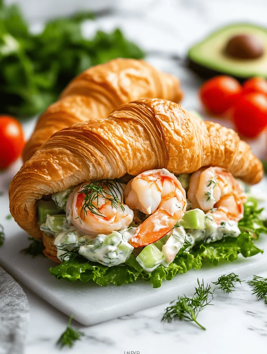 Welcome to the delightful world of shrimp salad croissant sandwiches, where the fresh, succulent flavors of seafood meet the buttery, flaky texture of croissants. This sandwich is not just a meal; it's an experience that brings together a medley of tastes and textures that cater to various occasions. Whether you're planning a casual lunch with friends, a picnic in the park, or an elegant brunch spread, shrimp salad croissant sandwiches are a versatile option that never fails to impress.