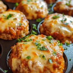 In the world of comfort food, few dishes can rival the delightful combination of chicken and cheese, especially when presented in a fun and accessible format. Chicken Parm Mini Meatloaf Muffins bring together the savory flavors of classic chicken Parmesan and the convenience of a muffin, making them an ideal choice for busy weeknights or casual gatherings. These mini meatloaf muffins are not only easy to prepare but also offer a creative twist that will impress family and friends alike.