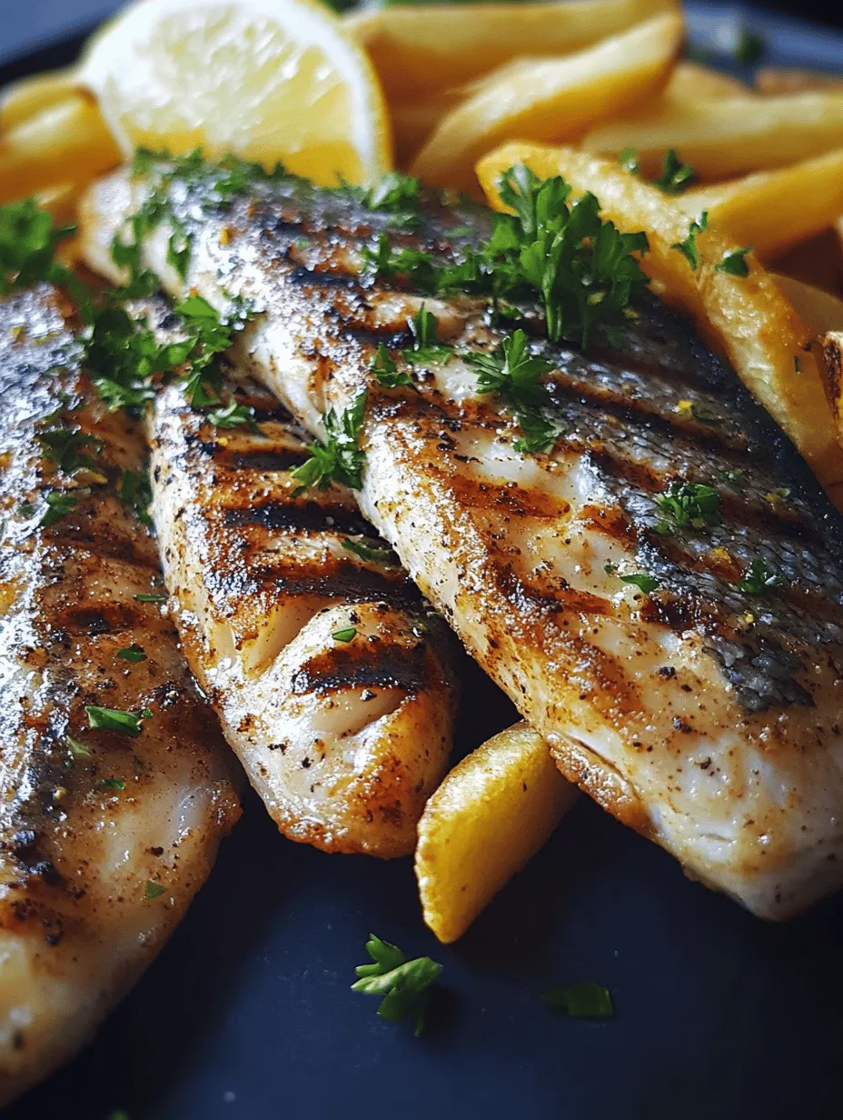 Grilled Fish with Crispy Fries: A Deliciously Simple Recipe