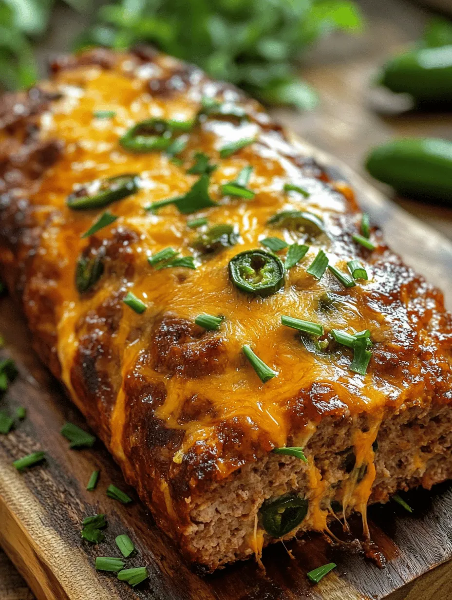 Meatloaf is a classic comfort food that has graced dining tables for generations, but today, we’re giving this beloved dish a zesty makeover. Introducing the Smoky Jalapeño Popper Meatloaf with Creamy Ranch Drizzle—an irresistible fusion of smoky flavors and a spicy kick that elevates the traditional meatloaf experience. This unique recipe combines the familiar heartiness of meatloaf with the boldness of jalapeños and the richness of cheddar cheese, all topped off with a creamy ranch drizzle that brings it all together.