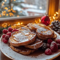 French toast has long been celebrated as a beloved breakfast staple, known for its versatility and comforting flavors. This classic dish, made from slices of bread soaked in a mixture of eggs and milk, is often enhanced with various toppings and syrups to create a delightful morning experience. As the holiday season approaches, there’s an exciting twist to this traditional favorite: Gingerbread French Toast Delight.