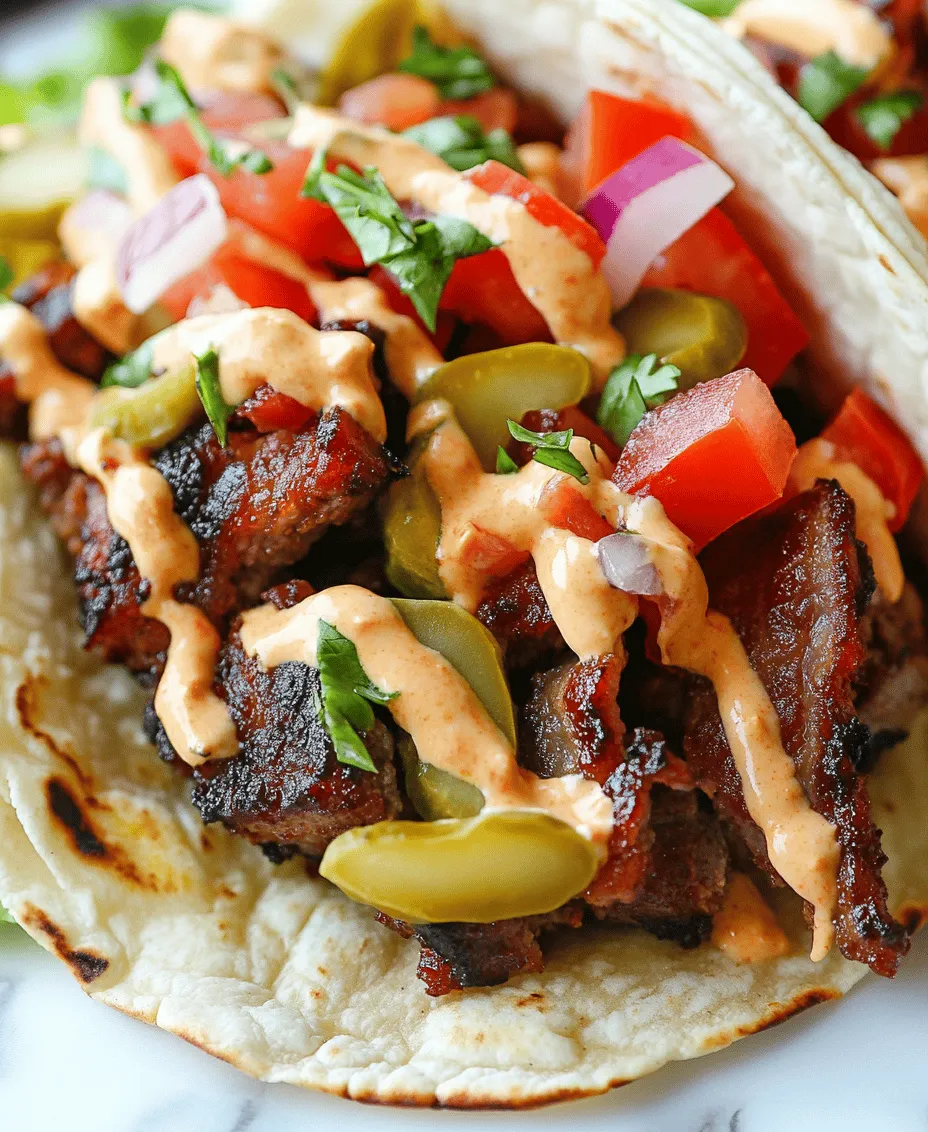 Imagine the juicy, savory satisfaction of a bacon cheeseburger, combined with the fun and portability of a taco. The Sizzling Bacon Cheeseburger Tacos take two beloved classics and meld them into one mouthwatering dish that’s sure to be a hit at any gathering. This innovative recipe beautifully merges the flavors of a traditional burger, including crispy bacon, rich melted cheese, and succulent beef, with the convenience and charm of tacos.