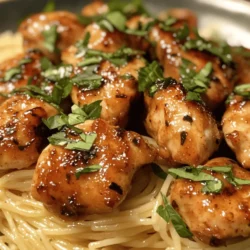 In the world of comfort food, few dishes can compete with a well-prepared meal that combines succulent chicken and creamy pasta. The Garlic Butter Chicken Bites with Creamy Parmesan Pasta is a delightful recipe that not only satisfies the palate but also brings warmth and joy to your dining table. With its rich flavors and satisfying textures, this dish has become a favorite for families and food enthusiasts alike. Whether it's a cozy weeknight dinner or a special occasion, this recipe is sure to impress.