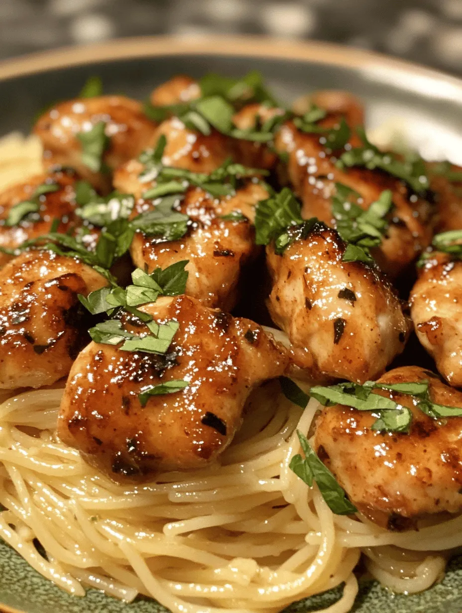 In the world of comfort food, few dishes can compete with a well-prepared meal that combines succulent chicken and creamy pasta. The Garlic Butter Chicken Bites with Creamy Parmesan Pasta is a delightful recipe that not only satisfies the palate but also brings warmth and joy to your dining table. With its rich flavors and satisfying textures, this dish has become a favorite for families and food enthusiasts alike. Whether it's a cozy weeknight dinner or a special occasion, this recipe is sure to impress.