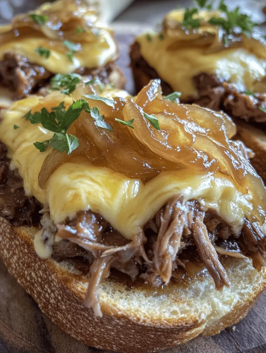 If you're a fan of rich, smoky flavors and cheesy indulgence, then Savory BBQ Brisket Melts are sure to tantalize your taste buds. This dish combines the heartiness of tender brisket with the gooey goodness of melting cheese, all sandwiched between crispy, toasted bread. It’s the kind of meal that wraps you in warmth, making it perfect for both casual gatherings and cozy weeknight dinners. The popularity of brisket, especially in barbecue culture, has soared in recent years, making these melts a beloved option for food lovers everywhere.