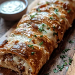 If you're looking for a comforting dish that brings everyone together, look no further than Chicken Bacon Ranch Stromboli. This crowd-pleasing recipe combines savory chicken, crispy bacon, creamy ranch dressing, and gooey cheese, resulting in a deliciously satisfying meal that is perfect for any occasion. Whether you're hosting a party, preparing a family dinner, or simply craving a delightful snack, this stromboli is sure to impress.