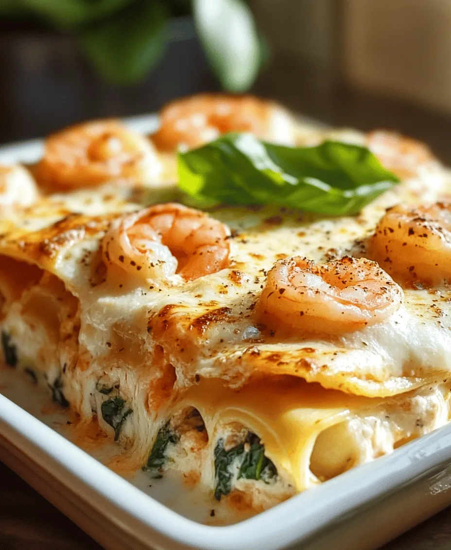 Shrimp Lasagna with White Sauce and Cheese is a delightful twist on the traditional lasagna, combining the rich flavors of shrimp, creamy white sauce, and a blend of cheeses. This dish not only satisfies the palate but also adds a touch of elegance to any meal. Whether you're hosting a family dinner, celebrating a special occasion, or simply looking to enjoy a comforting yet sophisticated meal, this shrimp lasagna is sure to impress.