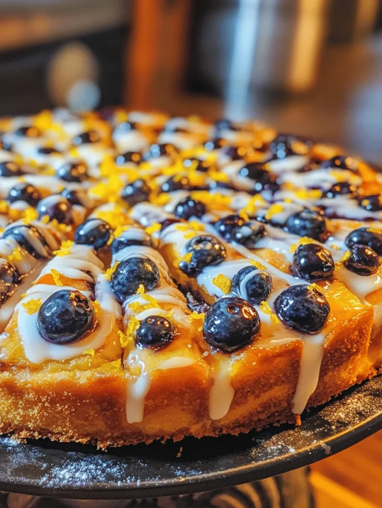 Are you ready to indulge in a dessert that perfectly balances the sweet and tangy flavors of summer? Introducing Blueberry Lemon Delight, a vibrant and refreshing cake that captures the essence of warm weather in every bite. This delightful recipe showcases the wonderful combination of fresh blueberries and zesty lemon, creating a dessert that is not only visually stunning but also bursting with flavor. Whether you’re hosting a summer gathering, celebrating a special occasion, or simply treating yourself, this cake is sure to impress.