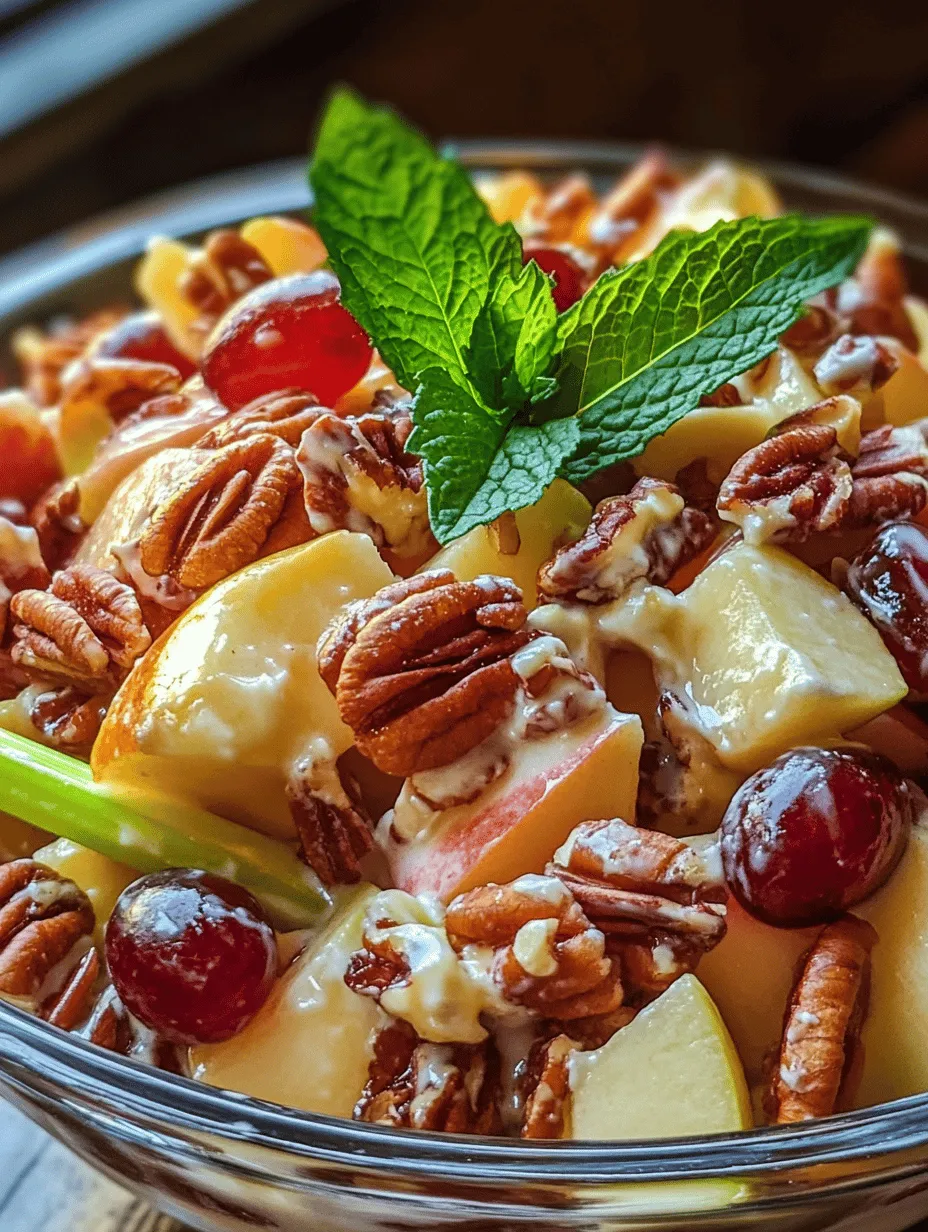 If you're searching for a salad that's as vibrant as it is delicious, look no further than the Crunchy Apple Delight Salad! This vibrant dish showcases the sweet and crisp textures of Honeycrisp apples, balancing them beautifully with the buttery flavor of pecans and the tartness of cranberries. Perfect for picnics, family gatherings, or a light lunch, this salad not only tantalizes the taste buds but also adds a pop of color to any table. I remember enjoying this delightful dish at a summer party, and it continued to be a crowd-pleaser every time I made it!