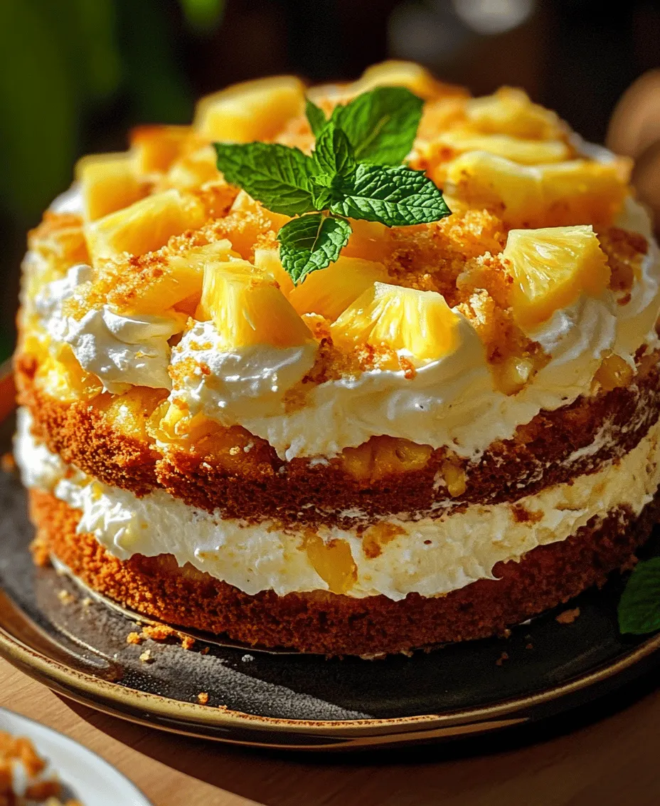 If you’re searching for a dessert that embodies the essence of summer and brings joy to any gathering, look no further than Pineapple Heaven Cake. This delightful treat is not only visually stunning but also packed with the refreshing flavors of pineapple and coconut, making it a favorite among tropical dessert enthusiasts. Whether you're hosting a backyard barbecue, celebrating a birthday, or simply indulging your sweet tooth, Pineapple Heaven Cake is sure to impress your guests and spark joy in every bite.