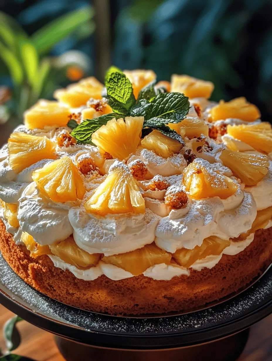 If you’re searching for a dessert that embodies the essence of summer and brings joy to any gathering, look no further than Pineapple Heaven Cake. This delightful treat is not only visually stunning but also packed with the refreshing flavors of pineapple and coconut, making it a favorite among tropical dessert enthusiasts. Whether you're hosting a backyard barbecue, celebrating a birthday, or simply indulging your sweet tooth, Pineapple Heaven Cake is sure to impress your guests and spark joy in every bite.