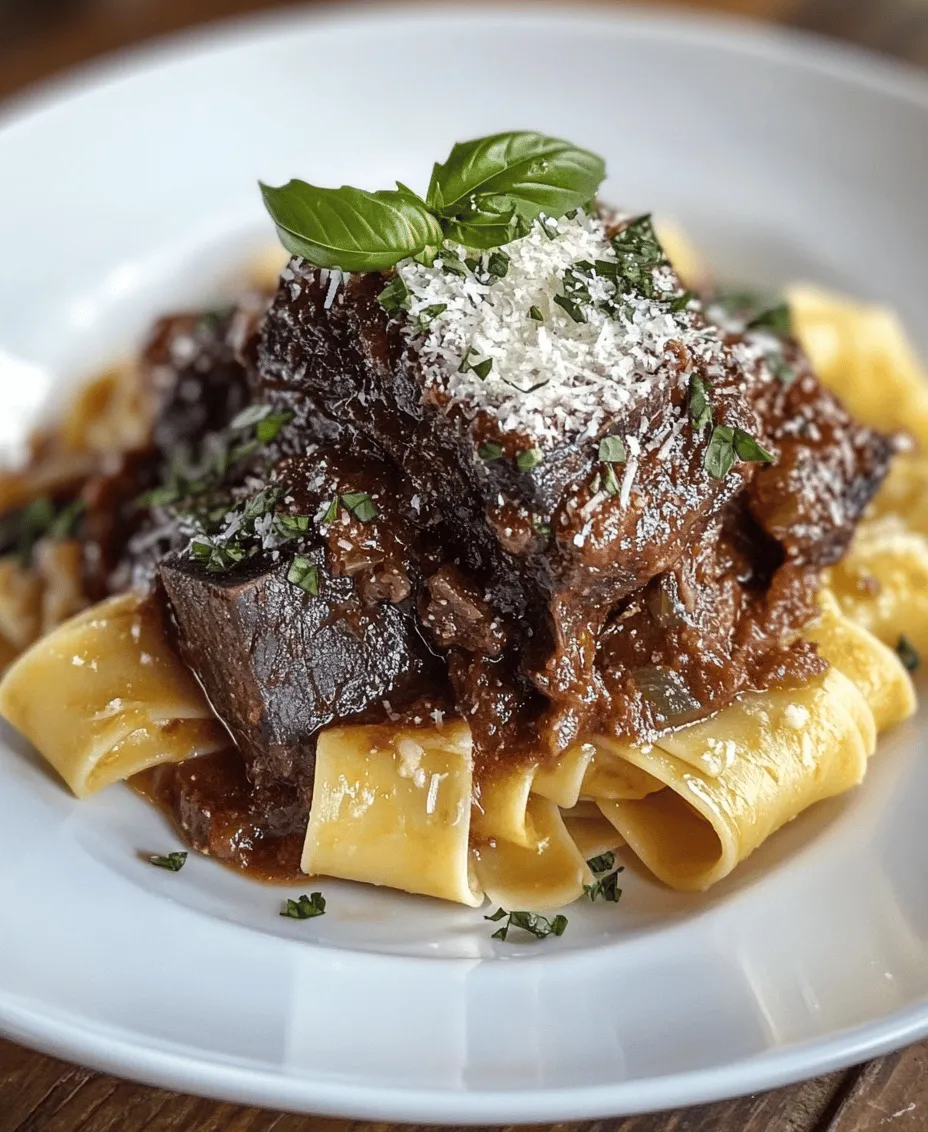 Short ribs ragu with pappardelle is a dish that embodies the essence of comfort food, offering a warm embrace of rich flavors that linger on the palate. This hearty Italian meal transforms tender, succulent beef short ribs into a velvety sauce that pairs beautifully with wide, ribbon-like pappardelle pasta. The combination of these elements creates a satisfying dish that's perfect for family dinners, gatherings, or simply indulging in a cozy night at home.