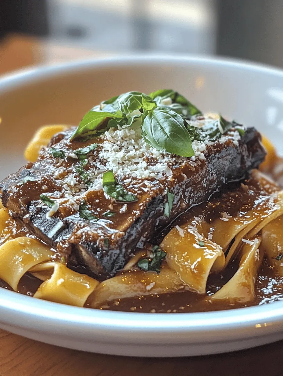 Short ribs ragu with pappardelle is a dish that embodies the essence of comfort food, offering a warm embrace of rich flavors that linger on the palate. This hearty Italian meal transforms tender, succulent beef short ribs into a velvety sauce that pairs beautifully with wide, ribbon-like pappardelle pasta. The combination of these elements creates a satisfying dish that's perfect for family dinners, gatherings, or simply indulging in a cozy night at home.