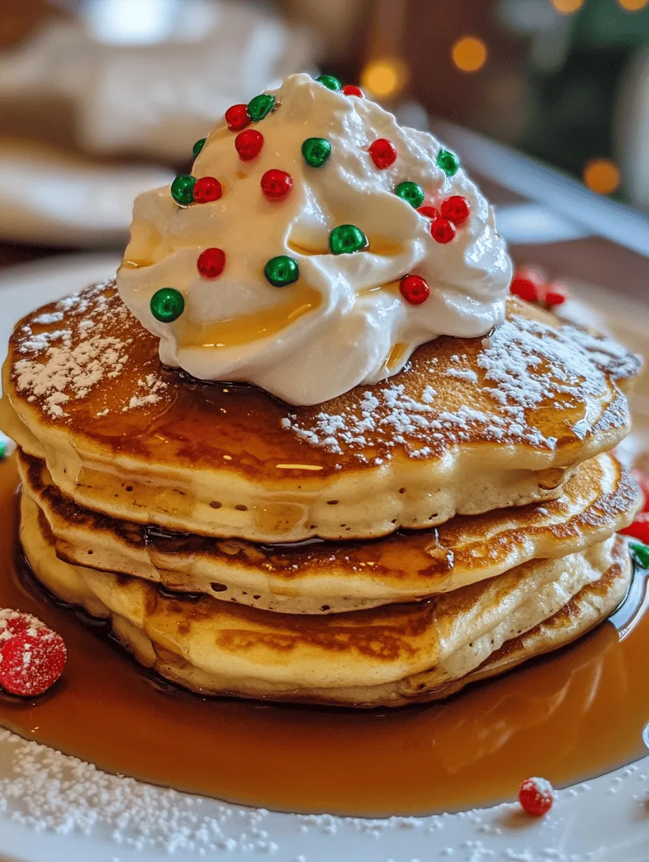 Imagine waking up to the smell of warm, fluffy pancakes infused with the cozy flavors of cinnamon and nutmeg. These Festive Christmas Pancakes are perfect for creating lasting holiday memories around the breakfast table. Topped with whipped cream, maple syrup, or fun Christmas-themed sprinkles, these pancakes not only look festive but taste delightful too. Whether you’re treating your family on Christmas morning or hosting a brunch with friends, this recipe will bring the holiday spirit to your table!