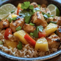 To craft the perfect Tropical Pineapple Chicken & Rice Delight, understanding the role of each ingredient is essential. Each component contributes to the dish's overall flavor, texture, and nutritional value. Let's explore the key ingredients that make this recipe a tropical sensation.