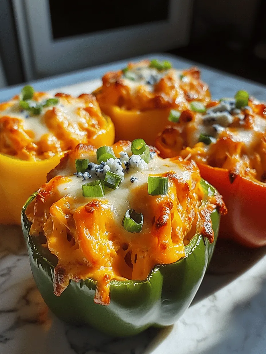 Get ready to spice up your dinner with these Buffalo Chicken Stuffed Peppers! Bursting with flavor, these vibrant peppers are stuffed with a creamy buffalo chicken mixture that delivers a kick of heat and a delightful cheese pull. Perfect for game day, casual dinner parties, or a cozy night at home, this recipe has quickly become a favorite in our household. It combines convenience with bold flavors that everyone will love. So let’s jump into this easy and delicious recipe, perfect for spice lovers!