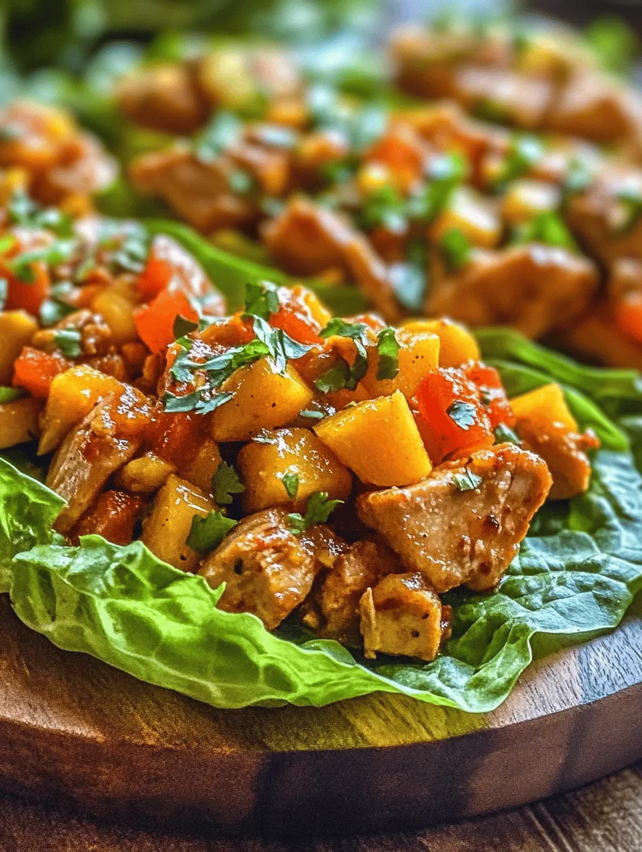 If you’re craving a dish that perfectly balances sweet and spicy flavors while keeping it light and refreshing, look no further than these Sweet and Spicy Mango Chicken Lettuce Wraps! Perfect for a summer meal or a fun dinner party, these wraps are not only easy to prepare but also bursting with vibrant ingredients. The combination of juicy mango, tender chicken, and crunchy lettuce creates a delightful experience that is both satisfying and healthy.