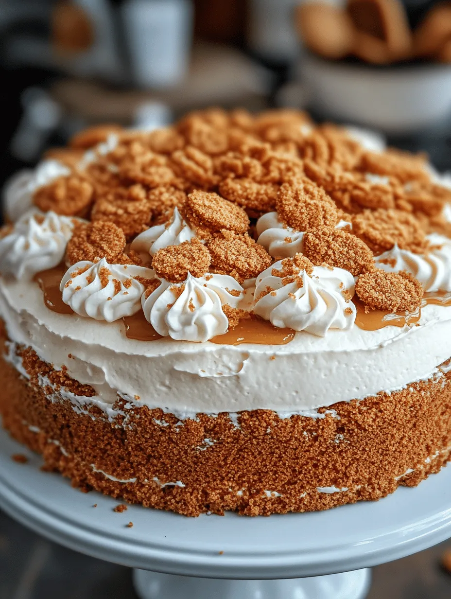 If you're on the lookout for a dessert that will elevate your baking game, look no further than the Biscoff Bliss Cake. This stunning cake is a decadent indulgence that beautifully marries the rich, caramelized flavor of Biscoff cookies with a moist and fluffy cake base. Perfect for special occasions, gatherings, or even as a delightful treat for yourself, the Biscoff Bliss Cake is sure to impress anyone who takes a bite. With its creamy frosting and the irresistible crunch of crushed Biscoff cookies on top, this dessert promises to become a favorite on any dessert table.