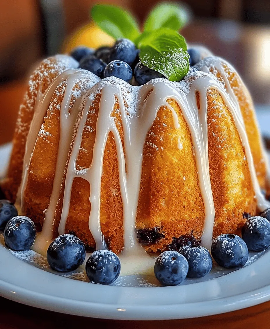 Indulging in a slice of Lemon Blueberry Bliss Bundt Cake is like taking a bite of sunshine on a plate. This delightful dessert harmoniously marries the zesty tang of lemons with the sweet, juicy burst of fresh blueberries, creating a flavor profile that is both refreshing and satisfying. The popularity of Bundt cakes has soared in recent years, thanks to their striking shapes and ease of preparation. Whether you’re hosting a summer picnic, celebrating a birthday, or simply enjoying a cozy afternoon at home, this cake offers the perfect solution for any occasion.