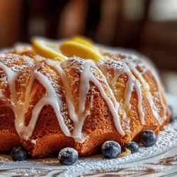 Indulging in a slice of Lemon Blueberry Bliss Bundt Cake is like taking a bite of sunshine on a plate. This delightful dessert harmoniously marries the zesty tang of lemons with the sweet, juicy burst of fresh blueberries, creating a flavor profile that is both refreshing and satisfying. The popularity of Bundt cakes has soared in recent years, thanks to their striking shapes and ease of preparation. Whether you’re hosting a summer picnic, celebrating a birthday, or simply enjoying a cozy afternoon at home, this cake offers the perfect solution for any occasion.