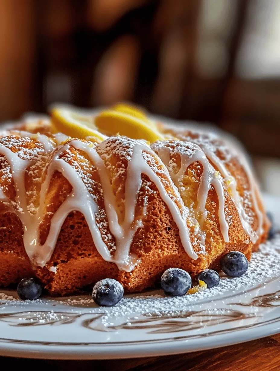 Indulging in a slice of Lemon Blueberry Bliss Bundt Cake is like taking a bite of sunshine on a plate. This delightful dessert harmoniously marries the zesty tang of lemons with the sweet, juicy burst of fresh blueberries, creating a flavor profile that is both refreshing and satisfying. The popularity of Bundt cakes has soared in recent years, thanks to their striking shapes and ease of preparation. Whether you’re hosting a summer picnic, celebrating a birthday, or simply enjoying a cozy afternoon at home, this cake offers the perfect solution for any occasion.