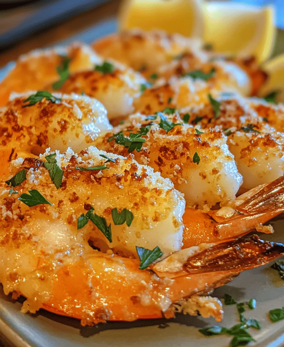 If you're looking for a quick and elegant seafood dish that tantalizes the taste buds, look no further than Baked Garlic Butter Shrimp with Parmesan Crust. This glorious dish combines succulent shrimp, rich garlic butter, and a crunchy layer of Parmesan, creating a perfect harmony of flavors and textures that’s sure to impress at any dinner table. Whether you're hosting a dinner party or just enjoying a cozy night in, this recipe is bound to elevate your meal to new heights.