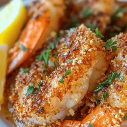 If you're looking for a quick and elegant seafood dish that tantalizes the taste buds, look no further than Baked Garlic Butter Shrimp with Parmesan Crust. This glorious dish combines succulent shrimp, rich garlic butter, and a crunchy layer of Parmesan, creating a perfect harmony of flavors and textures that’s sure to impress at any dinner table. Whether you're hosting a dinner party or just enjoying a cozy night in, this recipe is bound to elevate your meal to new heights.