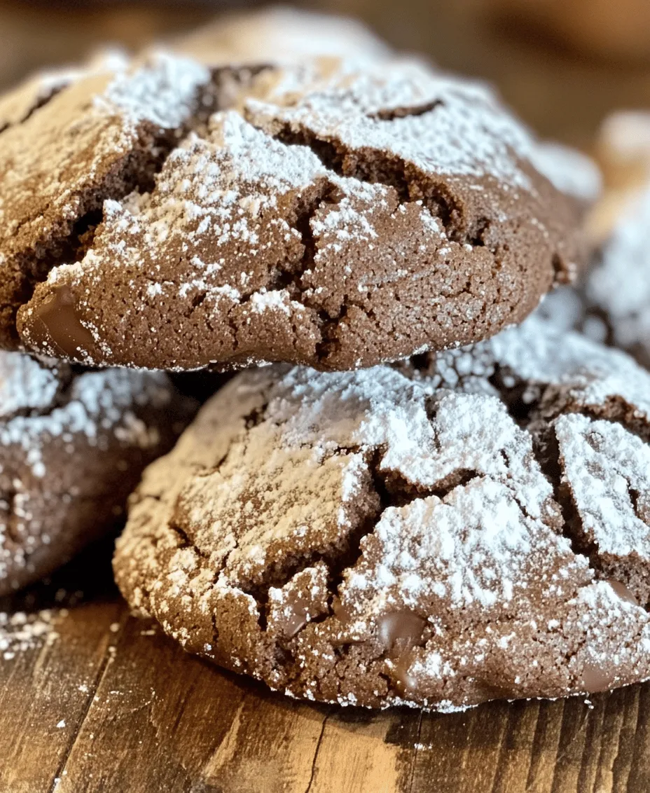 Indulging in a warm, gooey chocolate cookie is a universal delight, and when it comes to decadent treats, Double Chocolate Crinkle Cookies take the crown. These cookies not only satisfy your chocolate cravings but also offer a delightful texture that’s both chewy and slightly crisp. Their appearance, characterized by a beautifully crinkled top dusted with powdered sugar, adds to their irresistible charm. In this article, we’ll explore the enticing world of Double Chocolate Crinkle Cookies, providing a detailed recipe, insight into their origins, and tips to elevate your baking game. Whether you're a seasoned baker or a novice in the kitchen, this recipe is sure to become a favorite.