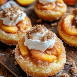 When it comes to desserts that evoke a sense of nostalgia, few can rival the classic peach cobbler. This Southern staple, with its warm, juicy peaches and buttery crust, has been a beloved treat for generations. Now, imagine taking that beloved dessert and transforming it into a delightful, fluffy donut. Enter the Classic Peach Cobbler Cheesecake Donut—a creative fusion that combines the rich flavors of peach cobbler and cheesecake in a soft, pillowy donut. This innovative treat not only satisfies sweet cravings but also offers a unique twist that will have your taste buds dancing.