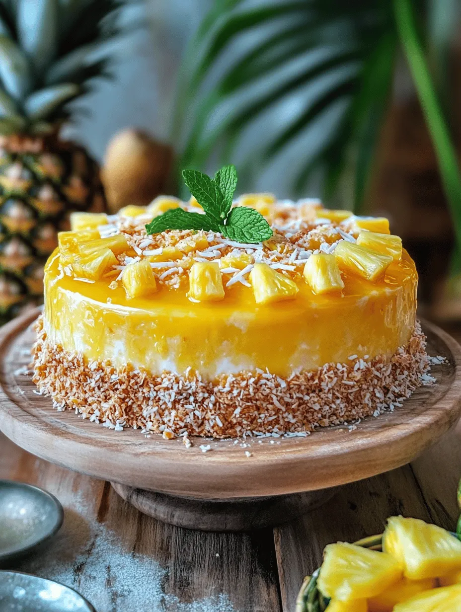 In the realm of desserts, few things can transport you to a tropical paradise quite like a slice of Tropical Delight Pineapple Cake. This cake combines the sweet, juicy flavor of pineapple with the rich, buttery texture of a classic cake, creating a delightful experience that tantalizes the taste buds. Whether you're celebrating a special occasion, hosting a summer gathering, or simply indulging in a sweet treat for yourself, this recipe is both easy to follow and incredibly rewarding. The combination of tropical flavors not only adds a refreshing twist but also evokes memories of sun-soaked beaches and swaying palm trees.