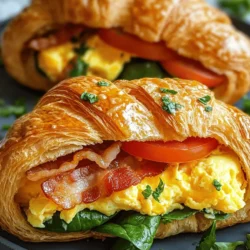 Breakfast is often heralded as the most important meal of the day, and for good reason. It sets the tone for the hours ahead, providing essential nutrients and energy to kickstart your morning. Among the myriad of breakfast options, breakfast croissant sandwiches stand out as a delightful combination of buttery richness and savory fillings. The allure of these sandwiches lies in their versatility; they can be tailored to suit a variety of tastes and dietary preferences, making them a beloved choice for breakfast enthusiasts around the world.