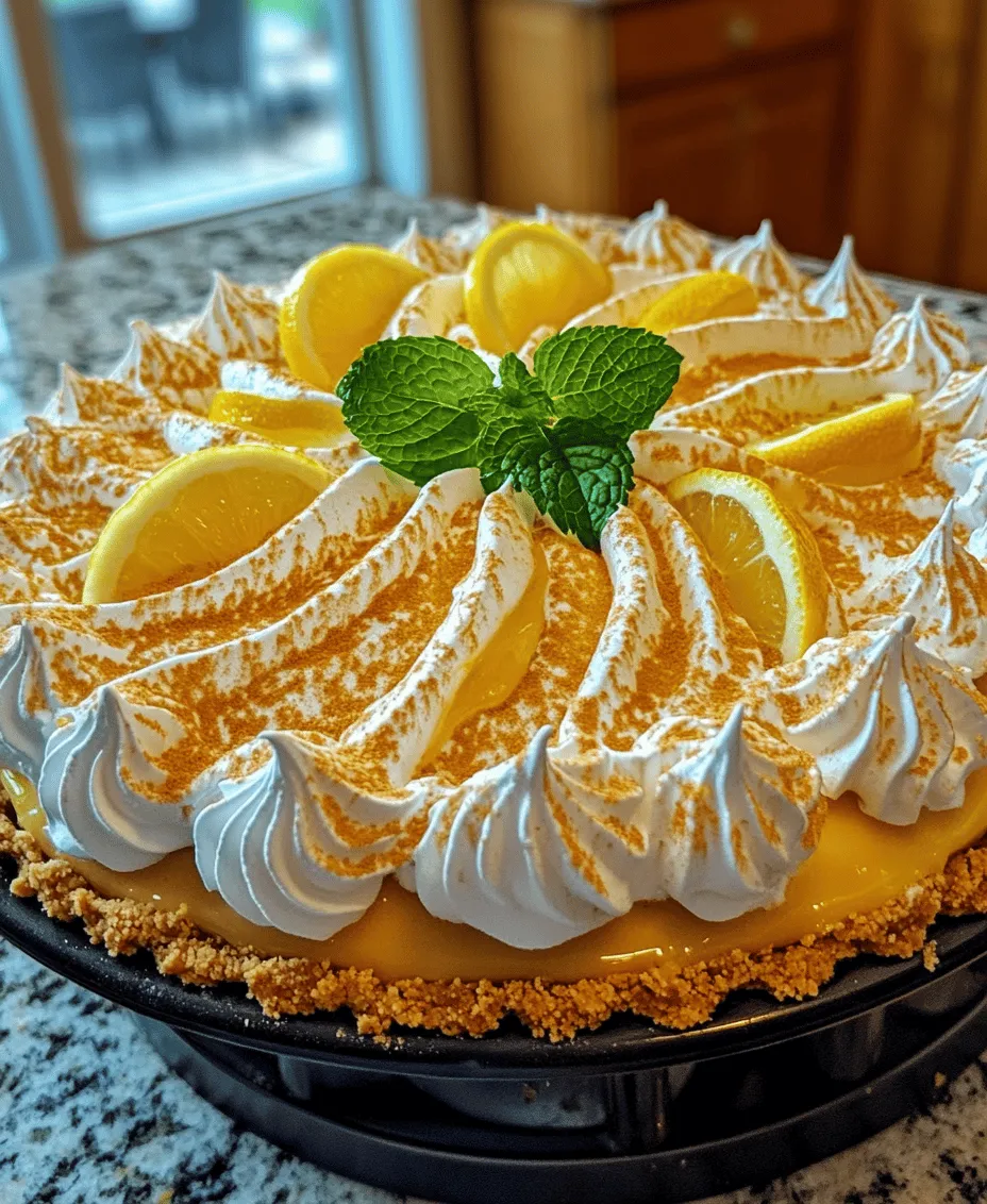 Lemon pie is a timeless classic that has graced dessert tables for generations. Renowned for its vibrant flavor and refreshing qualities, this dessert beautifully combines sweet and tart elements, making it a favorite among citrus lovers. The Magic Lemon Pie takes this beloved dessert to new heights with its unique preparation method, resulting in a light, airy texture that is a delight to the palate. What makes this pie truly special is its ability to create a luscious, creamy filling without the need for complicated baking techniques, hence the term 