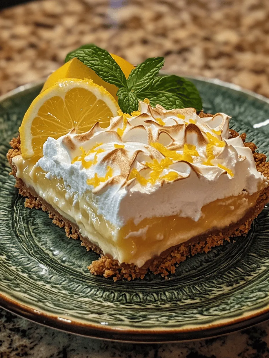 Lemon pie is a timeless classic that has graced dessert tables for generations. Renowned for its vibrant flavor and refreshing qualities, this dessert beautifully combines sweet and tart elements, making it a favorite among citrus lovers. The Magic Lemon Pie takes this beloved dessert to new heights with its unique preparation method, resulting in a light, airy texture that is a delight to the palate. What makes this pie truly special is its ability to create a luscious, creamy filling without the need for complicated baking techniques, hence the term "magic."