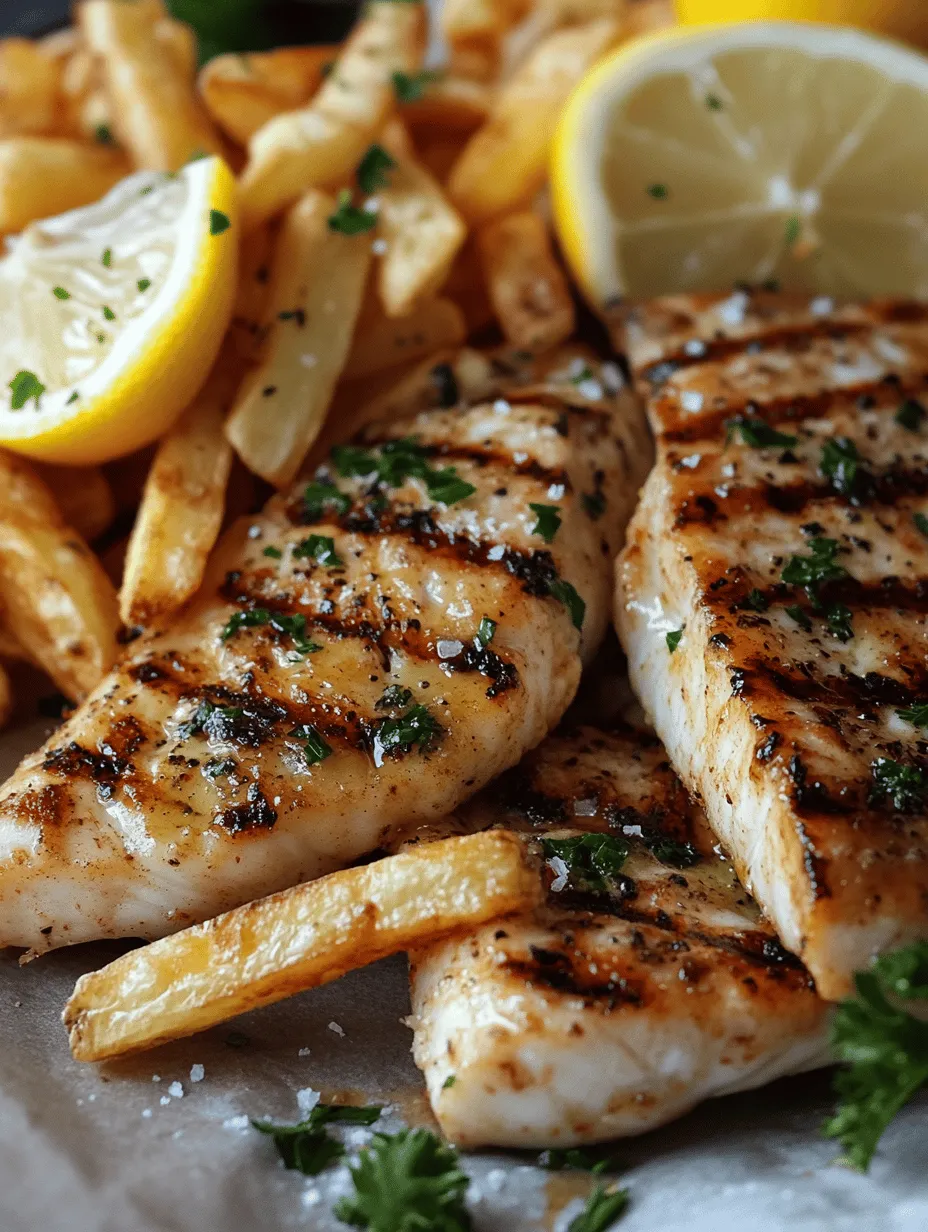 As the sun begins to set and the gentle ocean waves lap against the shore, there’s nothing quite as satisfying as indulging in a plate of grilled fish accompanied by crispy fries. This classic seaside dish carries with it a sense of nostalgia, evoking memories of beach vacations and summer days spent by the water. The grilled fish, beautifully charred on the outside yet tender and flaky within, perfectly balances the crunch of golden fries, creating a delightful contrast of flavors and textures.