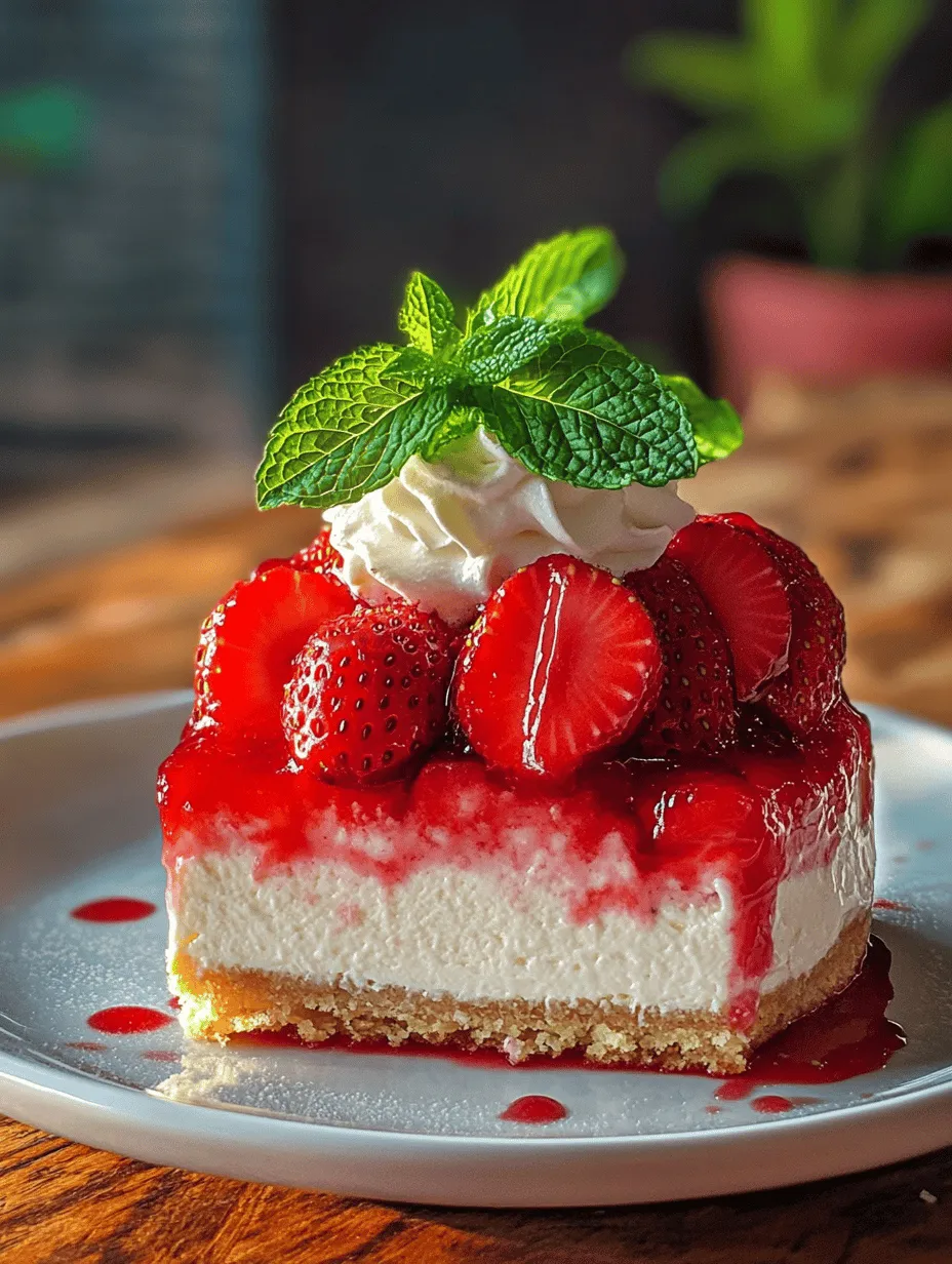 At the heart of the Strawberry Shortcake Cheesecake Delight lies the cheesecake layer, which provides a rich and creamy foundation. The primary ingredient, cream cheese, is essential for achieving that signature smooth texture and tangy flavor that cheesecake lovers adore. When selecting cream cheese, opt for a full-fat variety to ensure a rich flavor and creamy consistency.