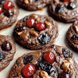 There’s something inherently enchanting about the combination of chocolate and cherries. These two flavors, when melded together, create a decadent experience that tantalizes the taste buds and leaves a lasting impression. The Chocolate Cherry Cookies are a delightful representation of this classic pairing, offering a fudgy texture that makes each bite feel indulgent. This guide will take you through the process of making these delicious cookies, ensuring you understand the essential ingredients, techniques, and tips to achieve the perfect balance of flavor and texture. Whether you're baking for a special occasion or simply indulging in a sweet craving, these cookies are sure to impress friends and family alike.